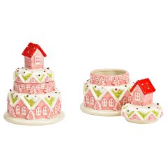 Wurm - Ceramic Cake Jar Pink