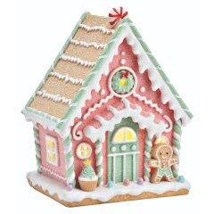 Wurm - Gingerbread House Pink LED