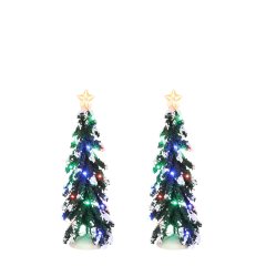 Luville - Snowy Conifer Multicolour Lights - Set van 2