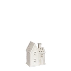 Theelicht Houder Huis Wit 15cm - House of Seasons