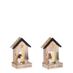 Huis Led Zwart - Set van 2 - House of Seasons