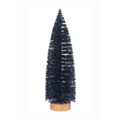 Blauwe Glitter Kerstboom 25 cm - House of Seasons