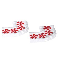 Candy Cane Lane Curved set of 2