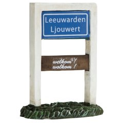 Dickensville - Plaatsnaambord + 11 Naamstickers