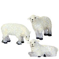 Dickensville - Schapen in de Sneeuw - Set van 3