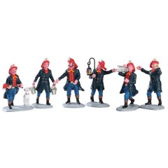 Lemax - Fireman - Set van 6
