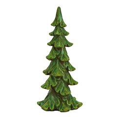 Groene Dennenboom Polystone 16cm - Wurm