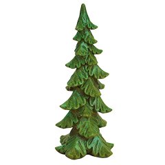 Groene Dennenboom Polystone 24 cm - Wurm