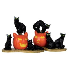 Spooky Town - Halloween Cats - Set van 2