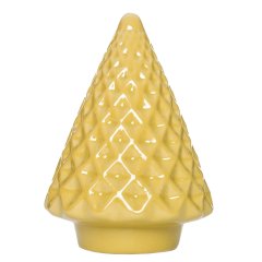 Keramiek Boom Wafel Geel 12cm
