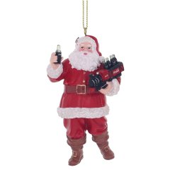 Kurt S. Adler - Coca-Cola Santa with Train Ornament