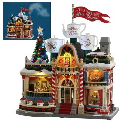 Lemax - Tea with Mrs Claus - Met Geluid, Beweging en Rook