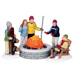 Lemax - Fire Pit - Set of 5
