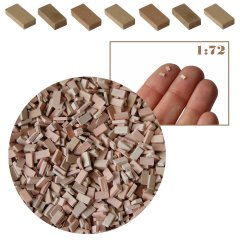 Miniatuur Bakstenen Terracotta Mix - XS - 1:72