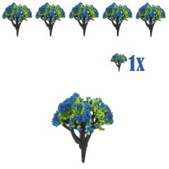 Miniatuur Bloesemplantje Blauwe Bloemetjes - 4cm