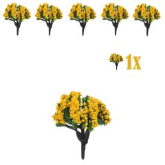 Miniatuur Bloesemplantje Donkergele Bloemetjes - 4cm