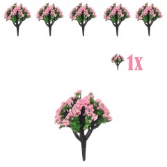 Miniatuur Bloesemplantje Roze Bloemetjes - 4cm