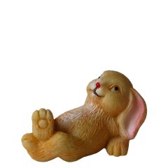 Miniatuur Hangoorkonijn Liggend - 2.5cm