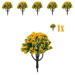 Miniatuur Heester met Donkergele Bloesem - 6 cm