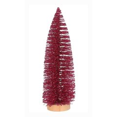 Roze Glitter Kerstboompje van 15 cm - House of Seasons
