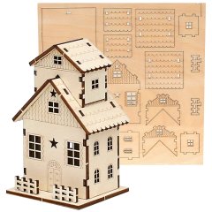 Sigro - Houten Huis Cape Helius Bouwpakket 11cm