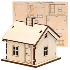 Sigro - Houten Huisje Cape Cod Bouwpakket 6.5cm