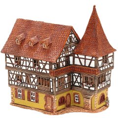 Sigro - Keramiek Vakwerkhuis Vierkante Toren - Nu Voorverkoop