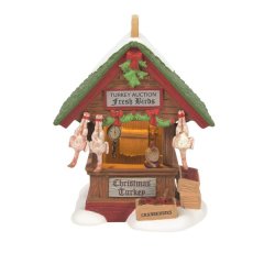 Department 56 - Dressed Turkey Auction - Set van 2