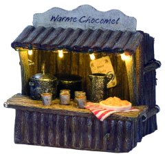Dickensville Elfsteden - Warme Chocomel Kraam met Verlichting