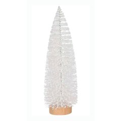 Witte Glitter Kerstboom 25 cm - House of Seasons