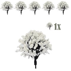 Witte Miniatuur Heester - 6 cm