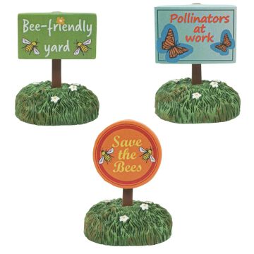 Department 56 - Honey BeaBee Friendly Signs - Set van 3