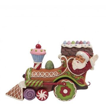 Jim Shore - Gingerbread Santa Train