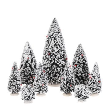Luville - Evergreen Tree assorted 9 Pieces