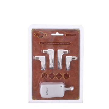 Luville - Christmas Village Switch Adapter with 4 Plugs - 4.5 Volt