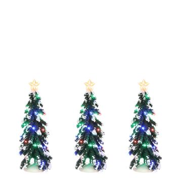 Luville - Snowy Conifer Multicolour Lights - Set van 3