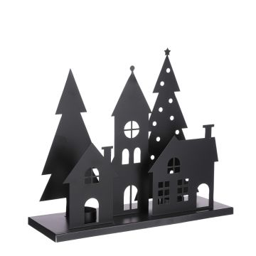 Theelicht Houder Zwart - House of Seasons