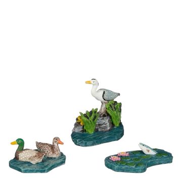 Luville - Heron and Ducks - Set van 3