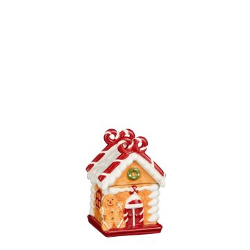 Decoratie Voorraadpot Huis Bruin Smal - House of Seasons