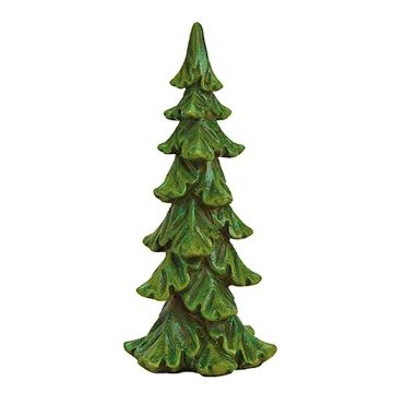 Groene Dennenboom Polystone 16cm - Wurm