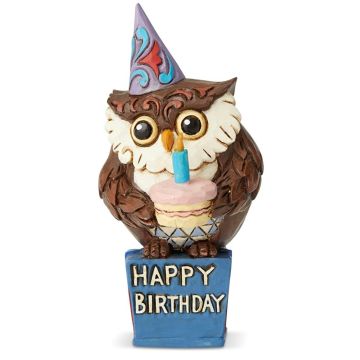Heartwood Creek - Birthday Owl - Jim Shore