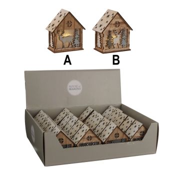 Huis Wintertafereel Bruin B
