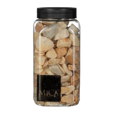 Lichtbruine Deco Stenen Grof 650ml - Mica