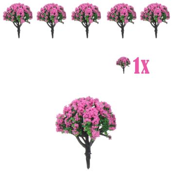 Miniatuur Bloesemplantje Fuchsia Bloemetjes - 4cm
