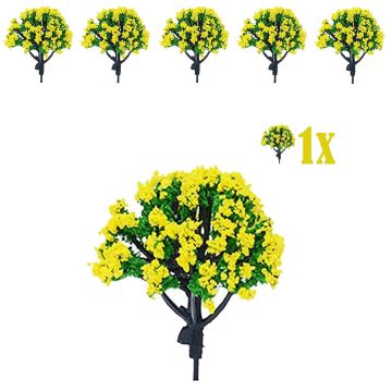Miniatuur Heester met Gele Bloesem - 6 cm