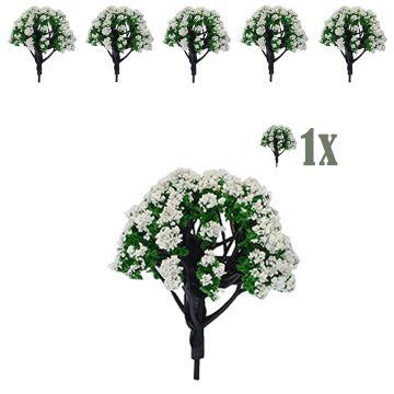 Miniatuur Heester met Witte Bloesem - 6 cm