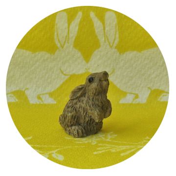 Miniatuur Konijn Bruin Staand