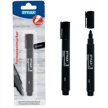 Permanentmarker Zwart - Stylex