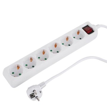 Q-link Stekker 6v 3 x 1.5 mm Wit