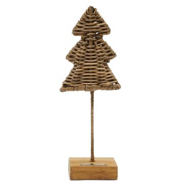 Riviera Maison Rustic Rattan Pretty Christmas Tree - Naturel - Maat S